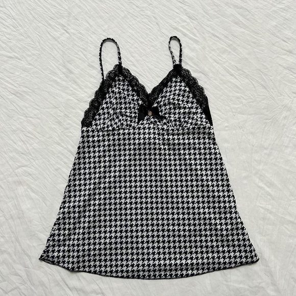 houndstooth pattern cami top - Picture 6 of 7